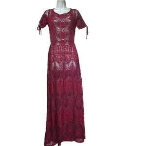 white christmas dresses Lanah Cut Out Maxi Dress